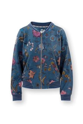 Pip Studio Nicos Vest Coco Flower Blauw L Pip Studio Nicos Vest Coco Flower Blauw L