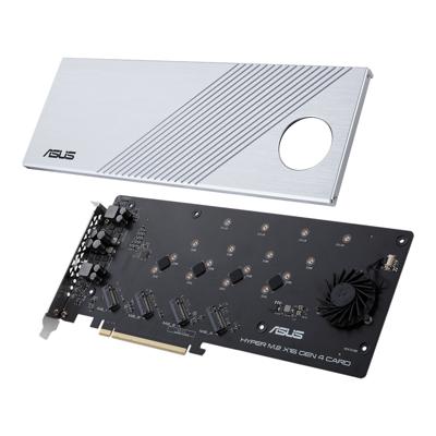 ASUS Hyper M.2 x16 Gen 4 interfacekaart/-adapter Intern