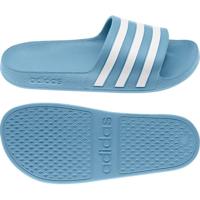 adidas Performance Adilette Aqua badslippers turquoise/wit - thumbnail