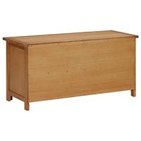 VidaXL Schoenenrek 90x37x45 cm massief eikenhout - thumbnail