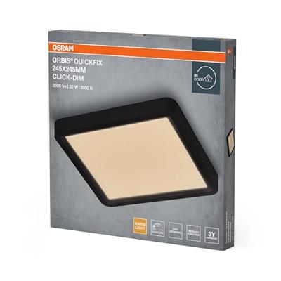 OSRAM HOMELIGHTING 4099854604829 Plafondlamp, LED-plafondlamp LED Zwart OSRAM HOMELIGHTING 4099854604829 Plafondlamp, LED-plafondlamp LED Zwart
