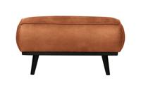 WOOOD Hocker 'Statement' Eco Leder, kleur Cognac - thumbnail