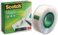 Plakband Scotch Magic 810 Transparant 25 mm x 66 m (9 Stuks) - thumbnail