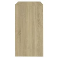 Dressoir 70x41x75 cm bewerkt hout sonoma eikenkleurig - thumbnail