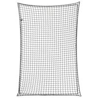VidaXL Aanhangwagennet elastisch touw 2,2x1,5 m polypropeen zwart - thumbnail