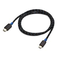 Cable Matters USB C-naar-Micro-USB-kabel (Micro USB-naar-USB-C-kabel) met gevlochten mantel van 1 meter in zwart - thumbnail