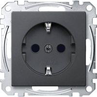 Merten MEG2400-0414 Wandcontactdoos System M Antraciet 1 stuk(s) - thumbnail