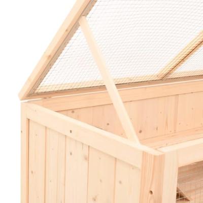 Hamsterkooi 89,5x45x45 cm massief vurenhout