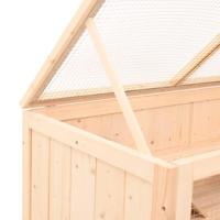 Hamsterkooi 89,5x45x45 cm massief vurenhout - thumbnail