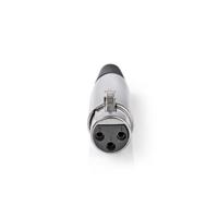 Nedis CAVC15902ME Xlr-connector Xlr 3-pins Female 25 Stuks Metaal - thumbnail