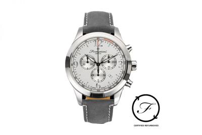 Refurbished Fromanteel Classic Silver 85-0304-015 Heren Horloge 42mm