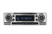 Autoradio met DAB+ - USB - Bluetooth® technologie 4x75Watt - Retro look Chrome (RMD120DAB-BT) - thumbnail