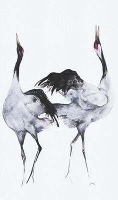 Marburg Kumano Fotobehang met kraanvogels - 34595