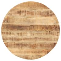 Tafelblad rond 15-16 mm 80 cm massief mangohout - thumbnail