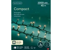 LED compact lights buiten 4500 cm 2000 lampjes groen/warm wit Lumineo - Lumineo - thumbnail