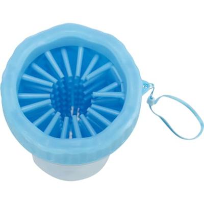 TRIXIE POOTREINIGER VOOR DE HOND SILICONE / PP BLAUW