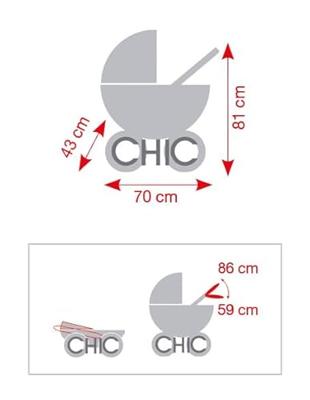 Combi-poppenwagen Emotion - Unicorn