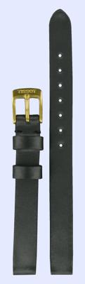 Horlogeband Tissot T600021126 Leder Zwart 10mm Horlogeband Tissot T600021126 Leder Zwart 10mm
