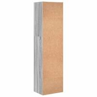 Boekenkast 40x30x152 cm bewerkt hout grijs sonoma eikenkleurig - thumbnail