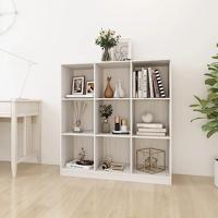 Boekenkast/kamerscherm 104x33,5x110 cm massief grenenhout wit - thumbnail