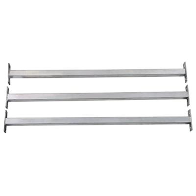 VidaXL Barrièrestangen verstelbaar 3 st 710-1200 mm
