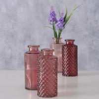 Boltze Home vaas roze 4-delige set ø6cm - thumbnail