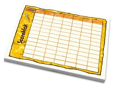 999Games 999 games scoreblokken konijnenhokken scoreblokken, 3st.