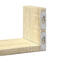 Wandschappen 3 st bewerkt hout sonoma eikenkleurig - thumbnail