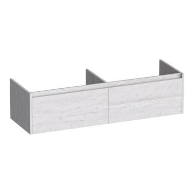 Brauer Embrace - Onderkast - 140 cm - met 2 Softclose Lades Greeploos en 2 Sifon Uitsparingen - Forest Seashell