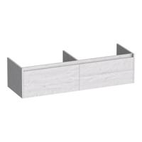 Brauer Embrace - Onderkast - 140 cm - met 2 Softclose Lades Greeploos en 2 Sifon Uitsparingen - Forest Seashell - thumbnail