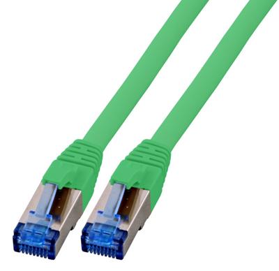 EFB RJ45 Patchkabel S/FTP, Cat.6A, Cat7 TPE Superflex, 1m, groen