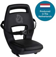 Qibbel achterzitje junior 6+ longtail bagagedrager zwart - thumbnail