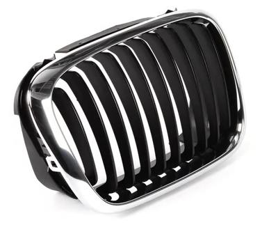 GRILL RECHTS tot 8/'01 (lamellen ZWART, lijst chroom) 0646516