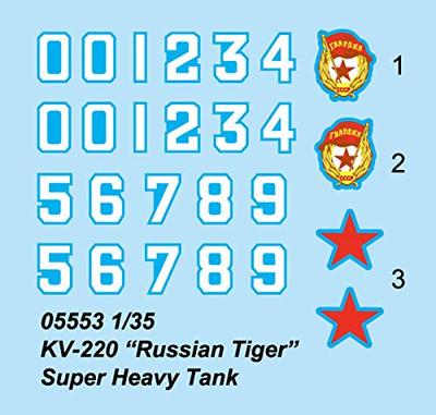 Trumpeter 1/35 Russian Tiger Sup Heavy Tank Military Model Kit