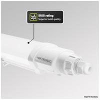 Set van 2 Q-Series LED TL Armaturen 150cm - 48 Watt 5760 Lumen vervangt 192 Watt - 120lm/W - 4000K neutraal wit licht - Gereedschapsloos Koppelbaar - IK08 - IP65 Waterdicht - Tri-proof plafondverlichting - thumbnail