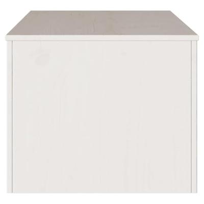 Salontafel Drammen Wit 99 x 55 x 45 cm Massief grenenhout