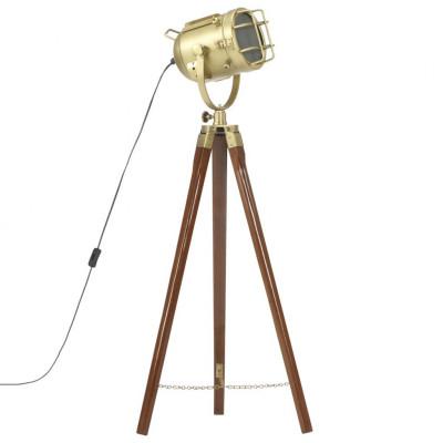 Vloerlamp driepoot 97 cm massief mangohout Vloerlamp driepoot 97 cm massief mangohout