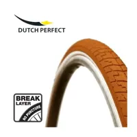 DUTCH PERFECT 28x1.50 (40-622) no-puncture oranje reflex draad - thumbnail