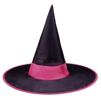 Boland Heksenhoed 45 Cm Dames Polyester Zwart/roze - thumbnail