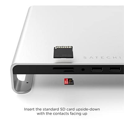 Satechi Monitor Stand Hub USB-C laptopdockingstation / standaard Satechi Monitor Stand Hub USB-C laptopdockingstation / standaard