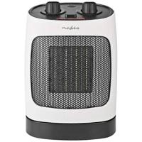 Keramische PTC-Ventilatorkachel | 1000 / 2000 W | 2 Verwarmingsmodi | Instelbare thermostaat | Draait automatisch | Oververhittingsbeveiliging | Omvalpreventie - thumbnail