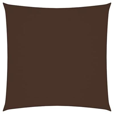 VidaXL Zonnescherm vierkant 3x3 m oxford stof bruin VidaXL Zonnescherm vierkant 3x3 m oxford stof bruin