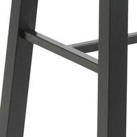Bartafel 'Camilla' 117 x 58cm, kleur zwart - thumbnail