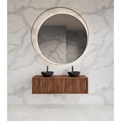 Onderkast Gliss Design Heronimus 120x45x35 cm 2 Laden Met Topplaat Walnut