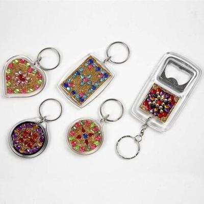 Creativ Company Sleutelhanger met sleuf, 25st.