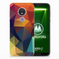 Motorola Moto G7 Power TPU Hoesje Polygon Color - thumbnail