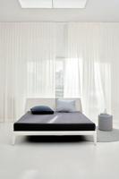 Auping Organic Jersey Hoeslaken anthracite - thumbnail