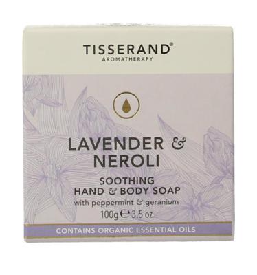 Tisserand Zeep lavendel & neroli 100 Gram