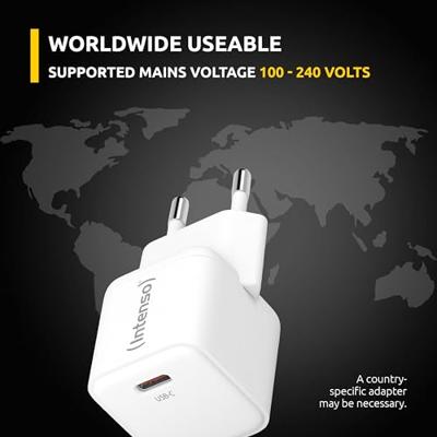 Oplader INTENSO W30C Wit 30 W