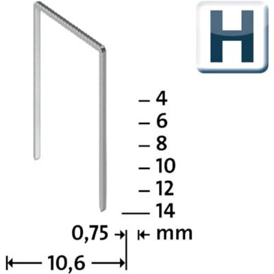 Novus Office 105107900 Nieten met fijn draad Type 37 2000 stuk(s) Afm. (l x b x h) 4 x 10.6 x 4 mm